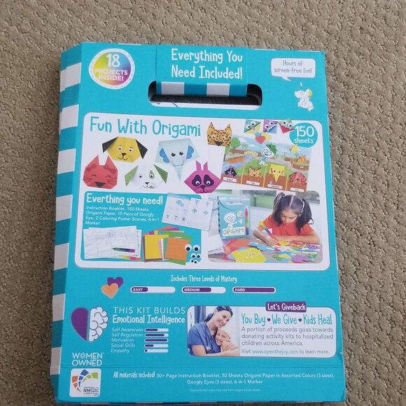 **NEW** Open The Joy Fun With Origami Activity Set - Picture 2 of 2